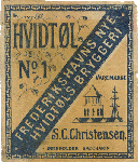 1899 - 1905 Frederikshavn nye hvidt&oslash;lsbryggeri, hvidt&oslash;l no 1