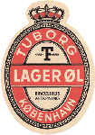  Ca. 1950 Tuborg lager &oslash;l