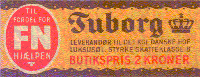 1949 halsetiket fra Tuborg til fordel for FN