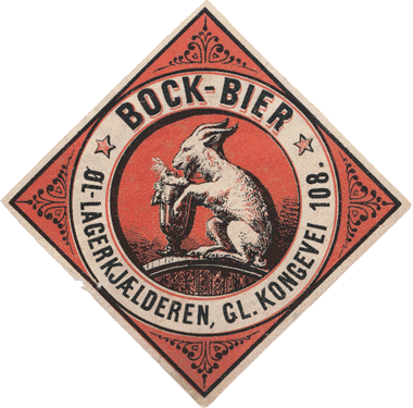 1874 - 1877 Bock Bier fra øllagerkjælderen