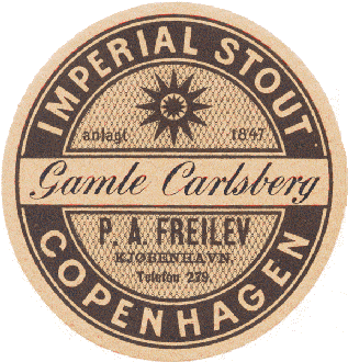 o 1905 Porter aftappet af Freilev for gamle Carlsberg