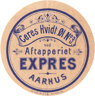 Før 1903 Ceres hvidtøl no 3 ved aftapperiet Expres