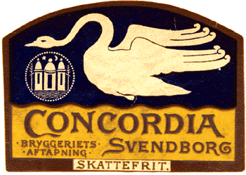 1898-1900 hvidtøl fra Concordia Svendborg