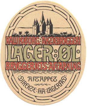o 1890 lager&oslash;l fra Kalundborg Aktiebryggeri