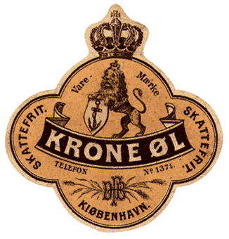 1895 Kroneøl fra De forenede Bryggerier 