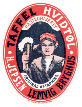 før 1920 taffel hvidtøl fra Lemvig