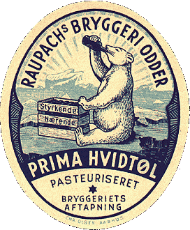 Ca. 1950 Raupach Prima Hvidtøl
