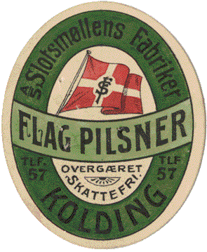 o 1910 Flagpilsner fra Kolding