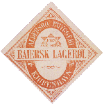 1868-1874 Bayersk lagerøl fra Alderso