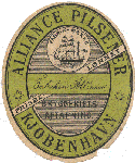  1882 -1891 Pilsener fra fabriken Alliance