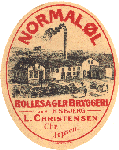 ca. 1905 Normaløl fra Bollesager Bryggeri i Esbjerg  