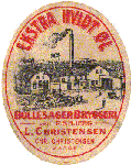 Ca 1912 Ekstra Hvidtøl fra Bollesager Bryggeri
