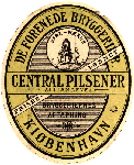 ca 1891 Central Pilsener fra De forenede Bryggerier 