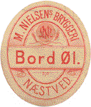  ca. 1905 M. Nielsens Bryggeri, bordøl 