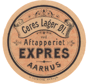 ca 1900 Ceres lager øl aftappet af Expres