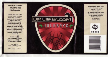 Det lille Bryggeri  julebryg 2008, Bringstrup ved Ringsted 