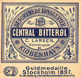 o 1900 Bitterøl aftappet på Nørregade 