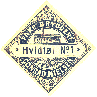 ca. 1901 Faxe hvidtøl no. 1