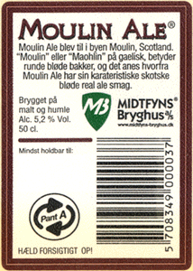 Midtfyns bryghus, moulin Ale 2005