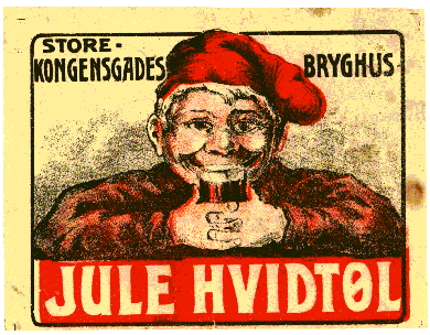 julen 1907 Store Kongensgade Bryghus jule hvidtøl